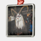 Horned Japans duivelmasker Metalen Ornament (Links)