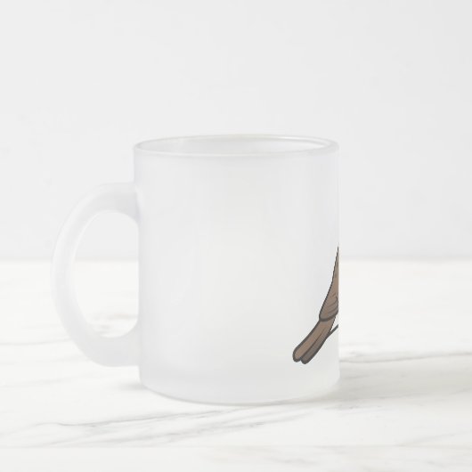 Horned Lark Matglas Koffiemok (Links)