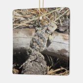 Horned Lizard Keramisch Ornament (Links)