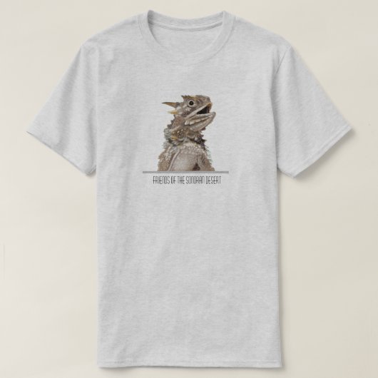 Horned Lizard T-shirt (Design voorkant)