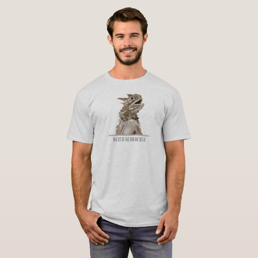 Horned Lizard T-shirt (Voorkant volledig)
