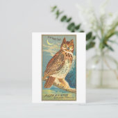 Horned Owl Allen & Ginter Trade Kaart Briefkaart (Staand voorkant)