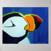 Horned Puffin Poster (Voorkant)