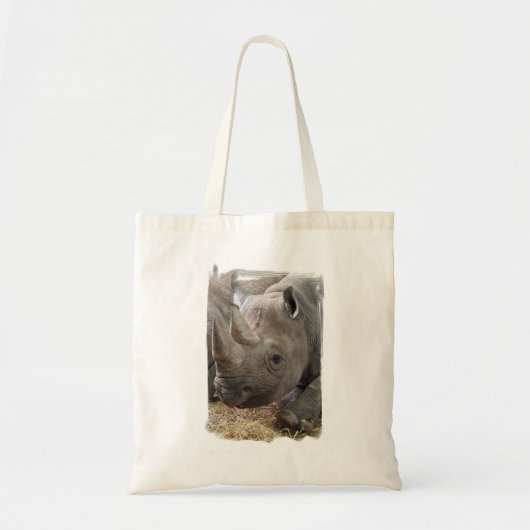 Horned Rhino Small Bag Tote Bag (Voorkant)