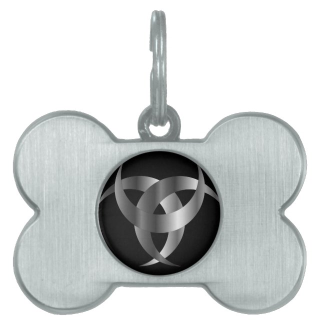 Horned Tris-The horn of Odin Huisdieren Naamplaatje (voorkant)