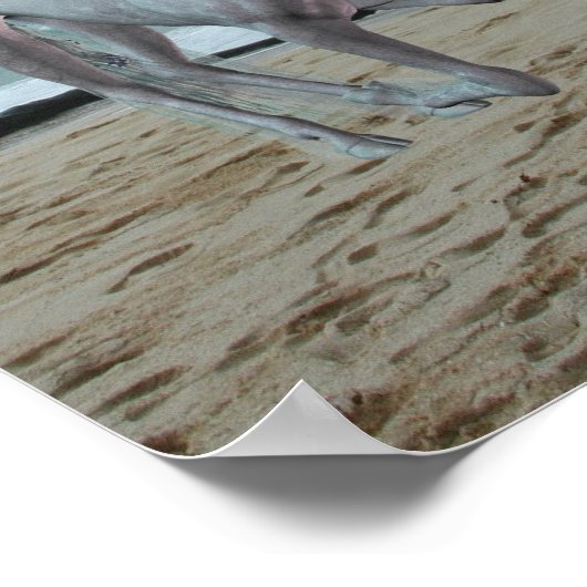 Horned Unicorn Poster (Hoek)