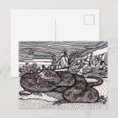 Horned Viper Briefkaart (Voorkant / Achterkant)
