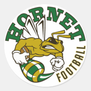 Hornet Football Ronde Sticker