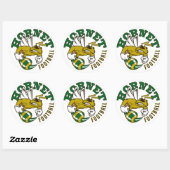 Hornet Football Ronde Sticker (Vel)