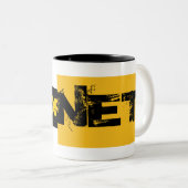 HORNET-Mok Tweekleurige Koffiemok (Voorkant rechts)