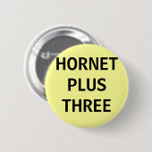 HORNET PLUS DRIE RONDE BUTTON 5,7 CM (Voorkant /achterkant)