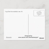 Hornetbijenkorven in de boom briefkaart (Achterkant)