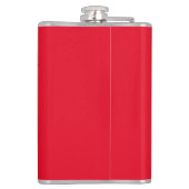 Hornetnest "recht tussen de ogen" heupfles (Achterkant)