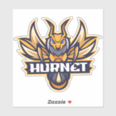 Hornets Mascot Vinyl Sticker (Vel)