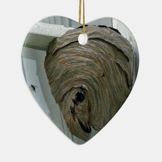 Hornets Nest Keramisch Ornament (Rechts)