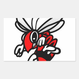 Hornets Rechthoekige Sticker