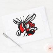 Hornets Rechthoekige Sticker (Envelop)