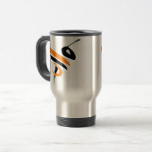 Hornets Stainless Steel Travel Mug Reisbeker (Voorkant links)