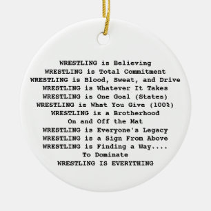 Hornets Wrestling is Alles kerstversiering Keramisch Ornament
