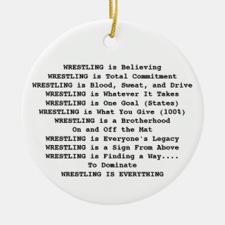 Hornets Wrestling is Alles kerstversiering Keramisch Ornament