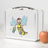 Hornetwesp met twee emmers honing (In situ)