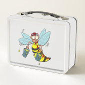 Hornetwesp met twee emmers honing (Achterkant)