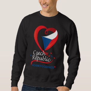 Horni Pocernice Tsjechië Heart Flag Coat. Trui