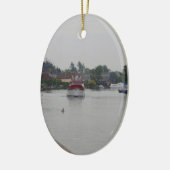 Horning Aan De Rivier Bure Keramisch Ornament (Links)