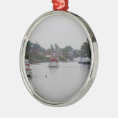 Horning Aan De Rivier Bure Metalen Ornament (Links)
