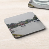 Horning aan de rivier de Bure Bier Onderzetter (Linkerzijde)