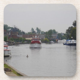 Horning aan de rivier de Bure Bier Onderzetter