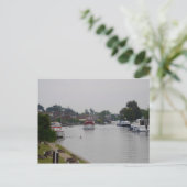 Horning aan de rivier de Bure Briefkaart (Staand voorkant)
