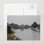 Horning aan de rivier de Bure Briefkaart (Voorkant / Achterkant)