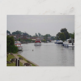 Horning aan de rivier de Bure Briefkaart