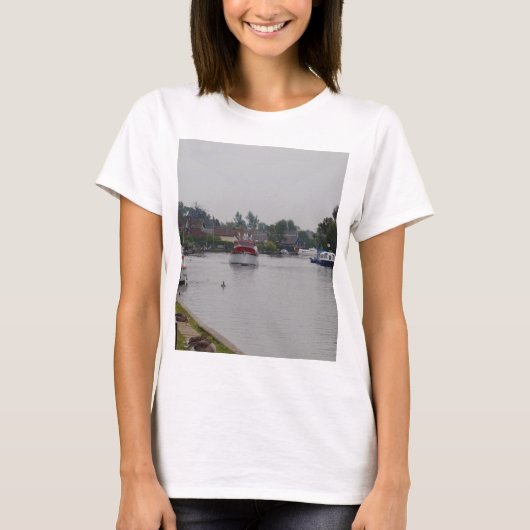 Horning aan de rivier de Bure T-shirt (Voorkant)