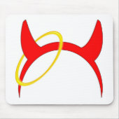 Horns en Halo Mousepad Muismat (Voorkant)