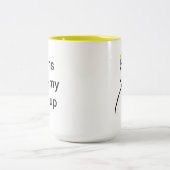 Horns houden mijn halo omhoog mok (Center)