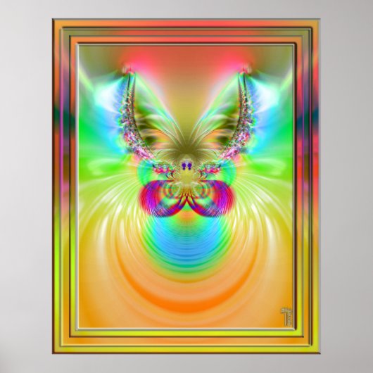 Horns of Hathor Variation 2 Art Print (Voorkant)