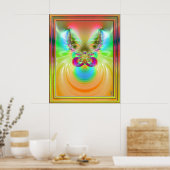 Horns of Hathor Variation 2 Art Print (Keuken)