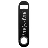 Horns Up Bar-toets Speed Flessenopener (Voorkant)