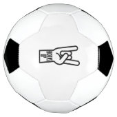 Horns up voetbal (Gedraaid)