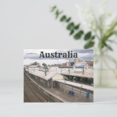 Hornsby Railway Station Australië Briefkaart (Staand voorkant)