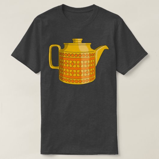 Hornsea Saffron Teapot T-shirt (Design voorkant)