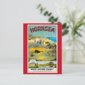 Hornsea, Yorkshire, Engeland, Train Travel Briefkaart (Staand voorkant)