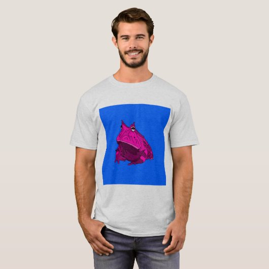 Horny Frog Pop Art T-shirt (Voorkant volledig)