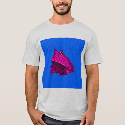 Horny Frog Pop Art T-shirt (Voorkant)