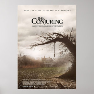 Horor beweegt het conjureren en de valak poster