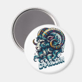 Horoscoop astrologisch teken Steenbok Magneet (Voorkant / Achterkant)