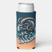 Horoscoop astrologisch teken Steenbok Seltzer Blikjeskoeler (Seltzer Voorkant)