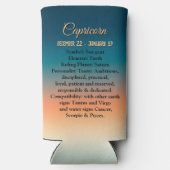 Horoscoop astrologisch teken Steenbok Seltzer Blikjeskoeler (Achterkant)